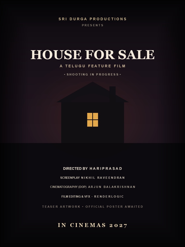 House For Sale Telugu film teaser poster